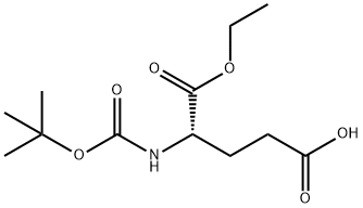 BOC-L-谷氨酸乙酯二环己胺盐, 86938-17-2, 结构式