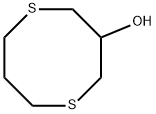 1,5-ジチアシクロオクタン-3-オール 化学構造式