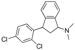 N,N-dimethyl-3-(2',4'-dichlorophenyl)indanamine Struktur