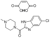 JNJ10191584マレイン酸塩 化学構造式
