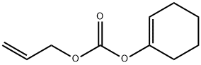 Carbonic acid, 1-cyclohexen-1-yl 2-propen-1-yl ester Struktur