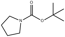 1-Boc-四氢吡咯, 86953-79-9, 结构式
