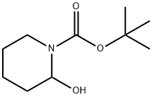 N-BOC-2-HYDROXYPIPERIDINE Struktur