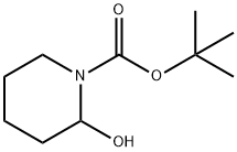 N-BOC-2-HYDROXYPIPERIDINE Structure