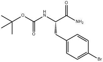 BOC-L-4-BR-PHE-NH2 Struktur
