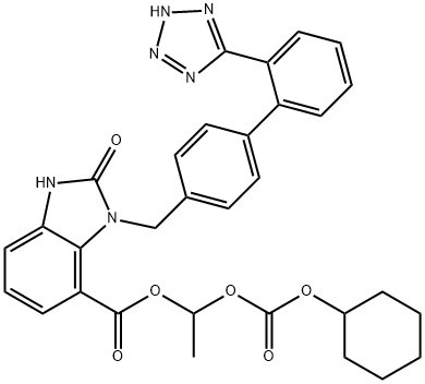 坎地沙坦酯杂质B, 869631-11-8, 结构式