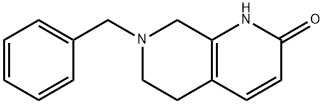 7-苄基-5,6,7,8-四氢-1,7-萘啶-2(1H)-酮 结构式