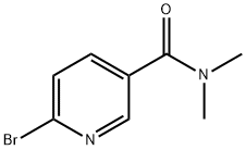 6-ブロモ-N,N-ジメチルニコチンアミド 化学構造式