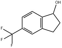 1H-Inden-1-ol, 2,3-dihydro-5-(trifluoromethyl)- Structure