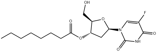 3'-octanoyl-5-fluoro-2'-deoxyuridine 结构式