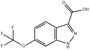 6-TRIFLUOROMETHOXY-3-INDAZOLECARBOXYLIC ACID Struktur