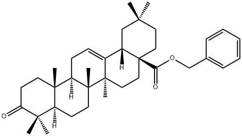 Oleanonic acid benzyl ester Structure