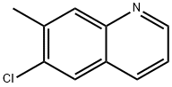 6-CHLORO-7-METHYLQUINOLINE Structure