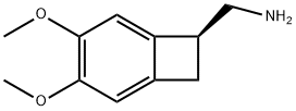 (7S)-3,4-Dimethoxybicyclo[4.2.0]octa-1,3,5-triene-7-methanamine Struktur