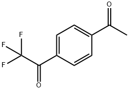 1-(4-乙酰基苯基)-2,2,2-三氟乙酮, 86988-49-0, 结构式
