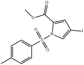 4-碘-1-甲苯磺酰基-1H-吡咯-2-羧酸甲酯, 869886-85-1, 结构式