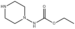 Carbamic acid, 1-piperazinyl-, ethyl ester (9CI) Structure