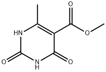 2,4-ジヒドロキシ-6-メチルピリミジン-5-カルボン酸メチル 化学構造式