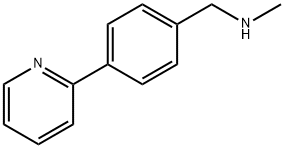 N-甲基-1-(4-(吡啶-2-基)苯基)甲胺, 869901-08-6, 结构式