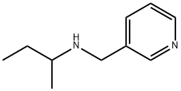 N-(3-ピリジニルメチル)-2-ブタンアミン 化学構造式