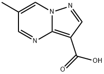 6-甲基吡唑并[1,5- A]嘧啶- 3-羧酸,869941-96-8,结构式