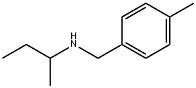 N-(4-メチルベンジル)ブタン-2-アミン 化学構造式