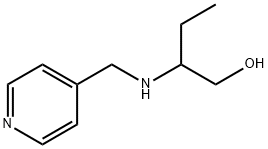 2-[(pyridin-4-ylmethyl)amino]butan-1-ol Struktur
