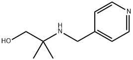 2-メチル-2-[(4-ピリジニルメチル)アミノ]-1-プロパノール HYDROCHLORIDE 化学構造式
