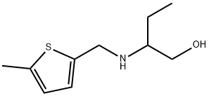 2-{[(5-methyl-2-thienyl)methyl]amino}-1-butanol Struktur