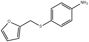 (4-[(2-FURYLMETHYL)THIO]PHENYL)AMINE Struktur