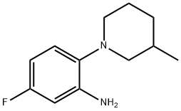 5-Fluoro-2-(3-methyl-1-piperidinyl)aniline|