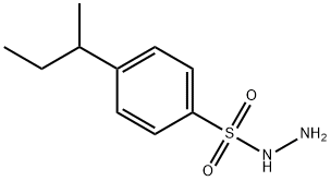 4-SEC-BUTYLBENZENESULFONOHYDRAZIDE Struktur