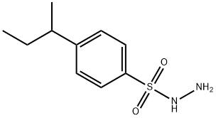 4-仲丁基苯磺酰肼, 869947-10-4, 结构式
