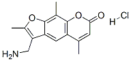 TRIOXSALEN, 4'-AMINOMETHYL-, HYDROCHLORIDE Struktur