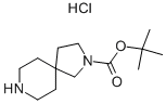 TERT-BUTYL 2,8-DIAZASPIRO[4.5]DECAN-2-CARBOXYLATE HYDROCHLORIDE Structure