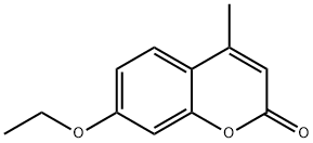 7-乙氧基-4-甲基香豆素,87-05-8,结构式