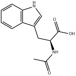 N-アセチル-DL-トリプトファン 化学構造式