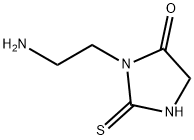 3-(2-アミノエチル)-2-チオキソ-4-イミダゾリジノン 化学構造式