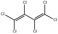 ヘキサクロロ-1,3-ブタジエン 化学構造式