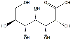 D-glycero-D-gulo-heptonic acid  Struktur