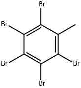 2,3,4,5,6-ペンタブロモトルエン 化学構造式