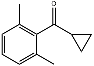シクロプロピル2,6-ジメチルフェニルケトン 化学構造式