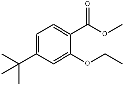 4-TERT-BUTYL-2-ETHOXY-BENZOIC ACID METHYL ESTER 化学構造式