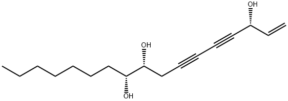 人参炔三醇, 87005-03-6, 结构式