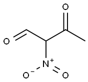 Butanal, 2-nitro-3-oxo- (9CI) Structure