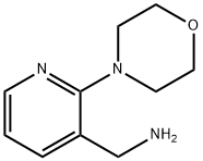 [2-(4-Morpholinyl)-3-pyridinyl]methanamine Structure