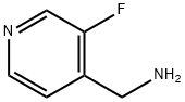 (3-フルオロピリジン-4-イル)メタンアミン 化学構造式
