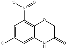 6-CHLORO-8-NITRO-4H-BENZO[1,4]OXAZIN-3-ONE Struktur