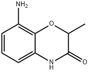 8-アミノ-2-メチル-2H-1,4-ベンゾキサジン-3(4H)-オン 化学構造式