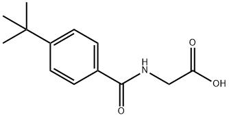 (4-TERT-BUTYL-BENZOYLAMINO)-ACETIC ACID Struktur